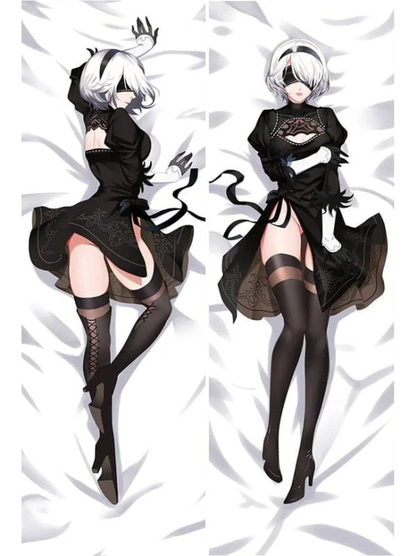nier automata 2b body pillow