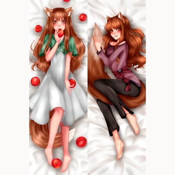 body pillow holo spice and wolf