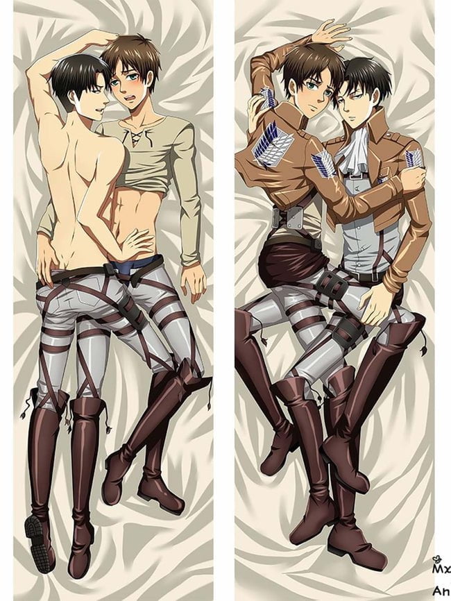 dakimakura levi x eren