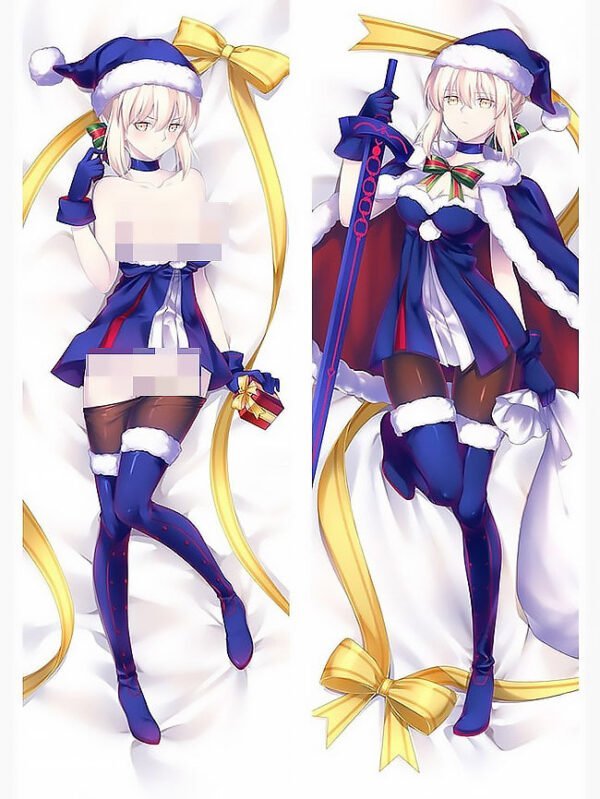 dakimakura saber santa