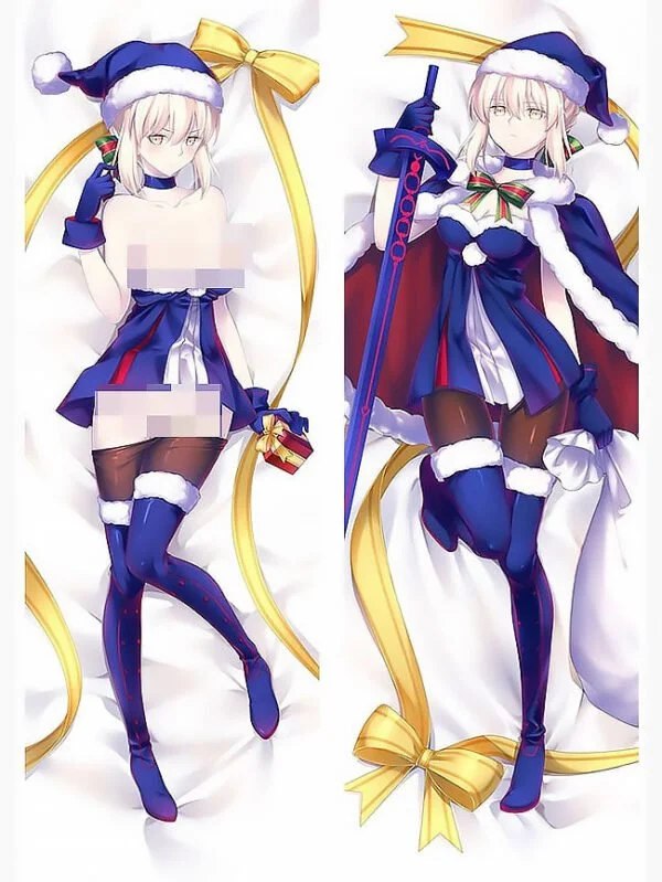 dakimakura saber santa