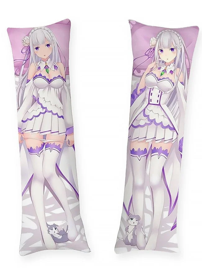 Body Pillow Emilia Re Zero Kawaii - Image 2