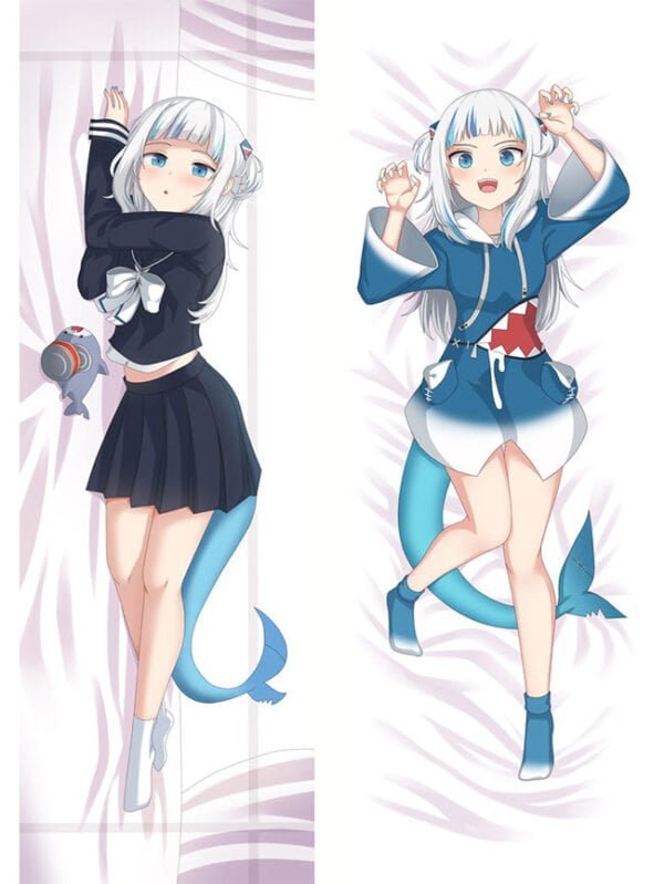gawr gura body pillow
