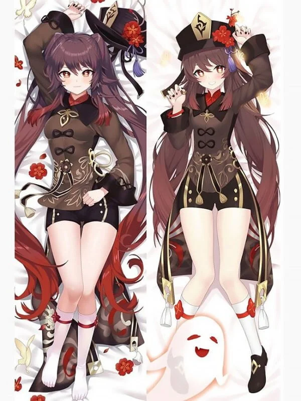 hu tao body pillow